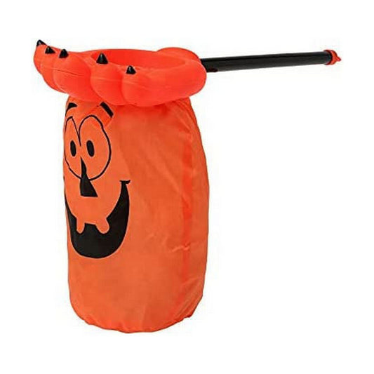 Halloween-koriste kurpitsa 53 x 30 cm, oranssi karkkipussi ovikoriste lapsille