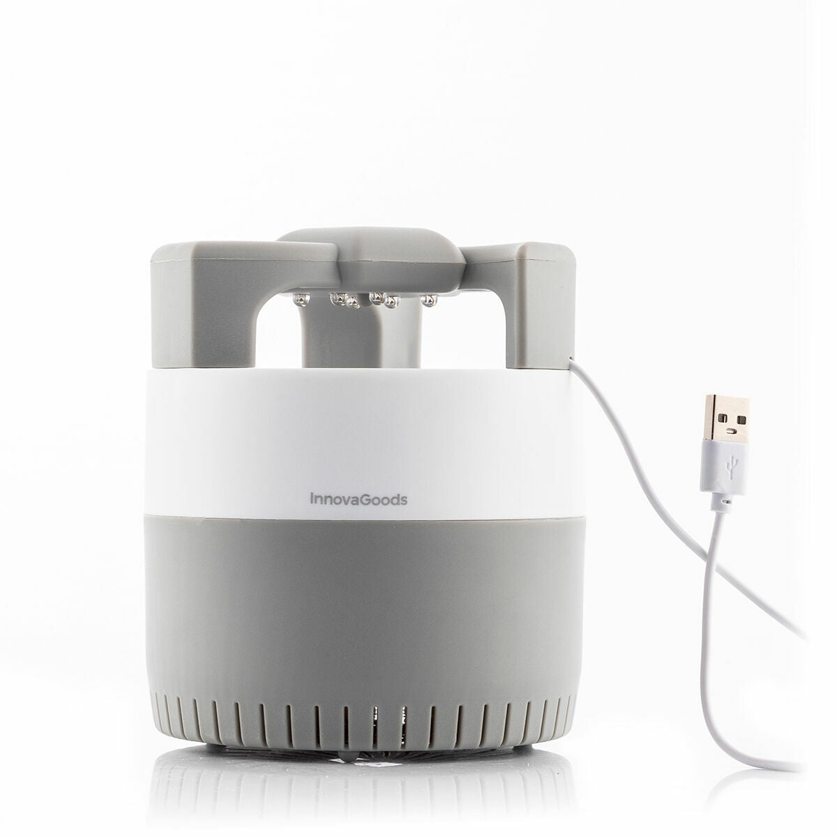 Hyttyslamppu, USB-imuri 6 x UV-LED 360–400 nm, 20–50 m², hiljainen, pöytämalli