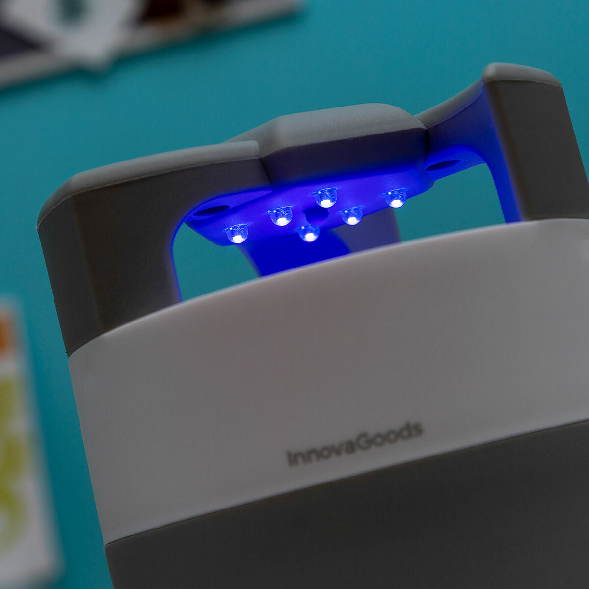 Hyttyslamppu, USB-imuri 6 x UV-LED 360–400 nm, 20–50 m², hiljainen, pöytämalli