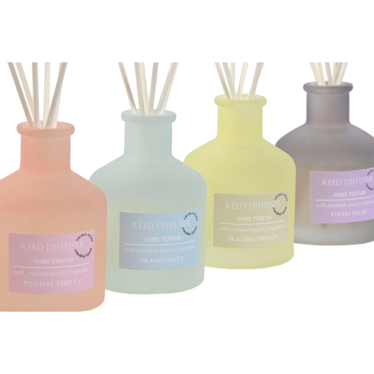 Ilmanraikastin 100 ml, 4 kpl - tuoksutikku kristallipullo lilac, urban-muotoilu