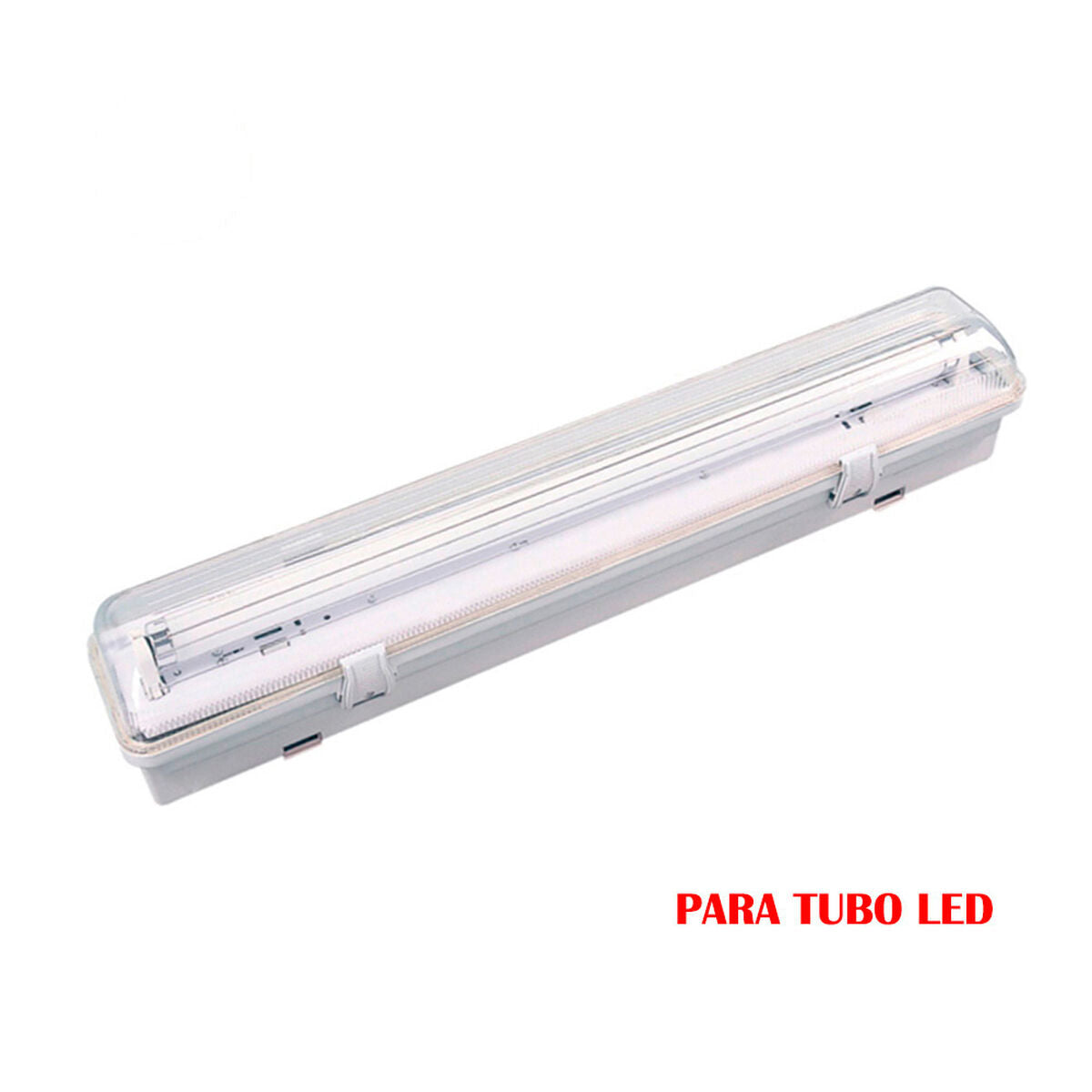 Ilmatiivis LED-valaisin IP65 9 W, 65 cm, polykarbonaatti, valkoinen, kylpyhuone