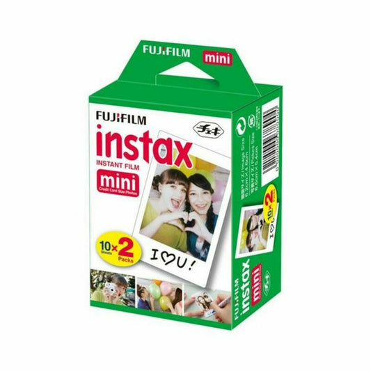 Instax mini filmi 2x10 kuvaa, kuvan koko 4,6 x 6,2 cm, valkoinen, Fujifilm