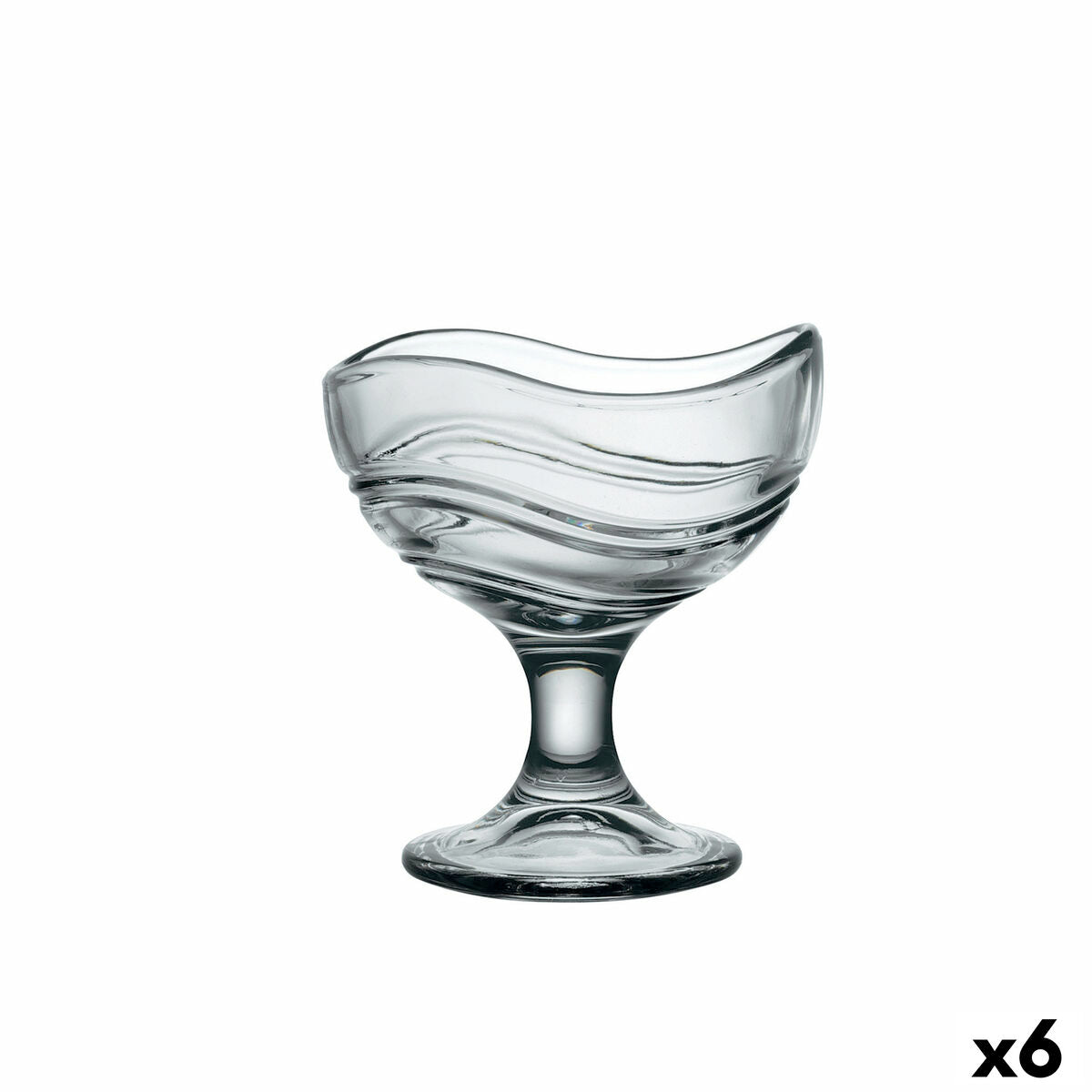 Jäätelölasi 160 ml, 6 kpl - Acapulco jalallinen pirtelö- ja jäätelökuppi
