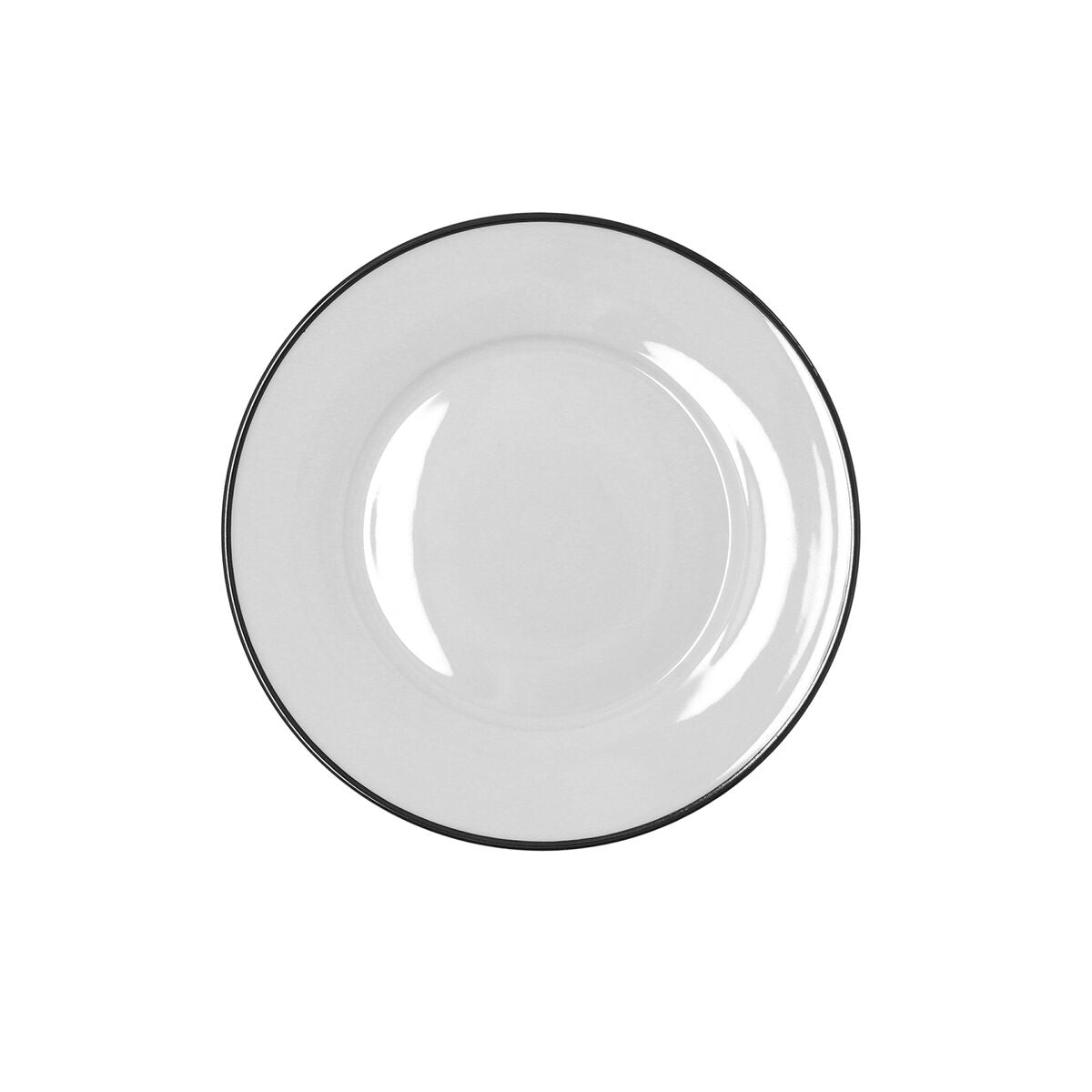Jälkiruokalautanen Ø 19 cm pinoettava valkoinen keramiikka 36 kpl ravintoloihin