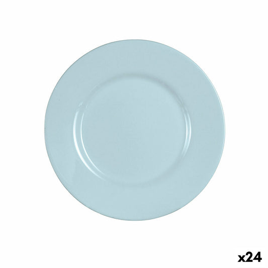 Jälkiruokalautanen Ø 19 cm, sininen lasi, pinottava 24 kpl Luminarc