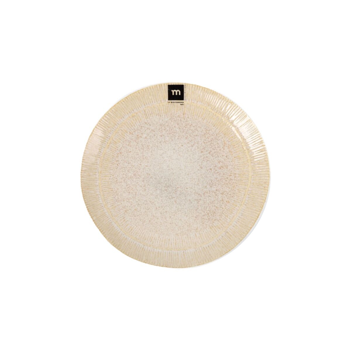 Jälkiruokalautaset 24 kpl, beige, setti tarjoiluun La Mediterránea Calobra