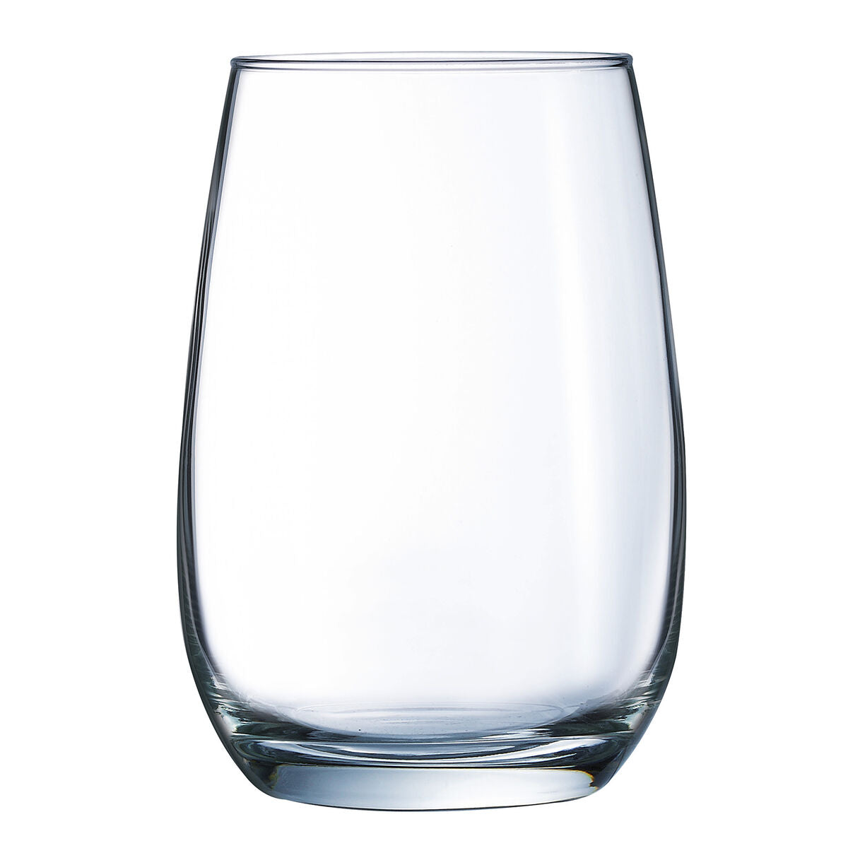 Juomalasi 370 ml, 6 kpl läpinäkyvä - tiskikoneeseen & jääkaappiin sopiva