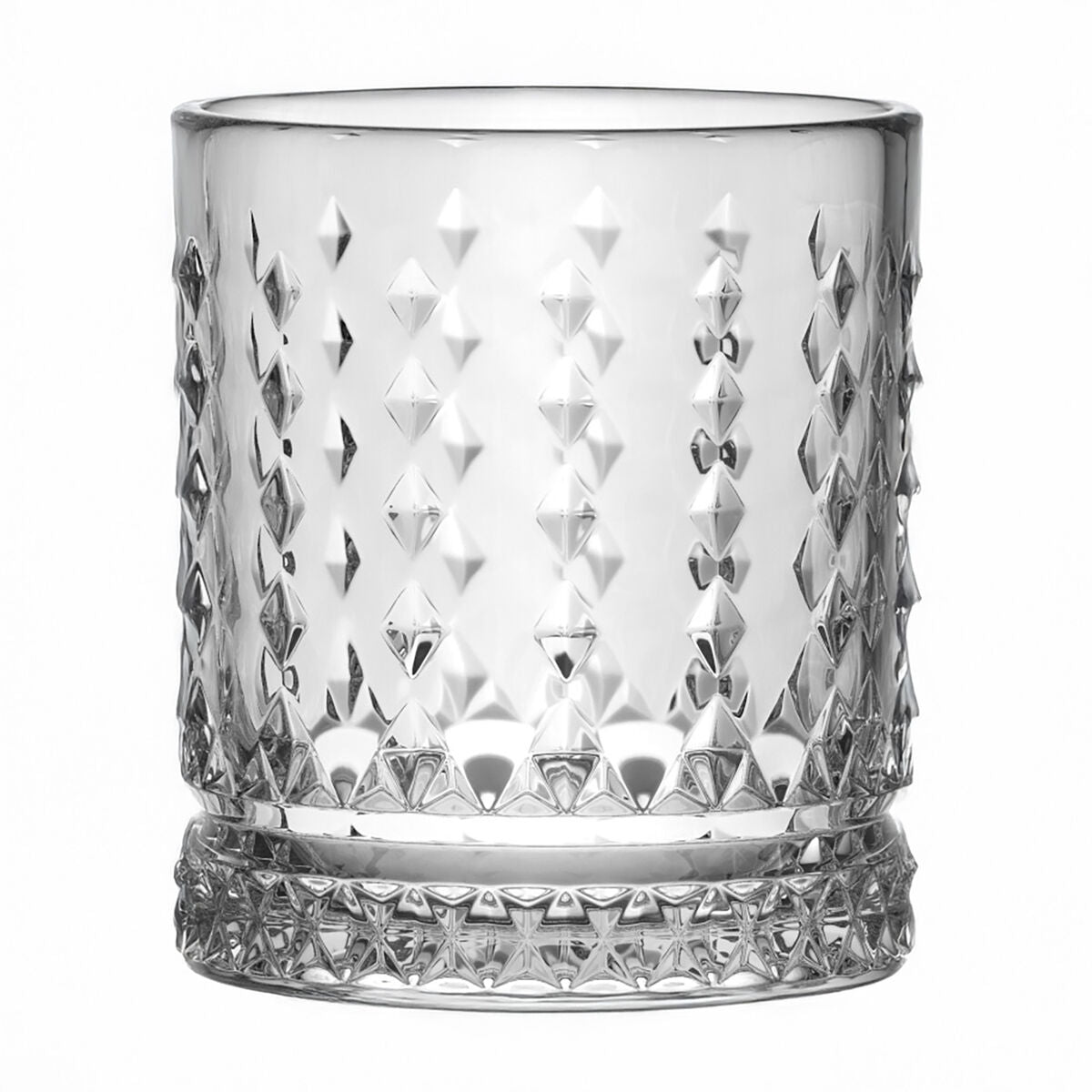 Juomalasi 370 ml kuviollinen läpinäkyvä, 6 kpl - lasit arkeen & juhlaan