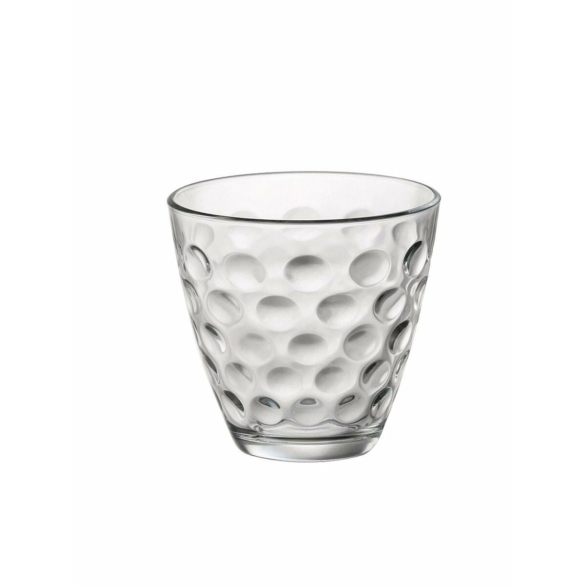 Juomalasit 250 ml, kohokuvioitu Dots-malli, lasisetti arkeen & juhlaan, keittiöön