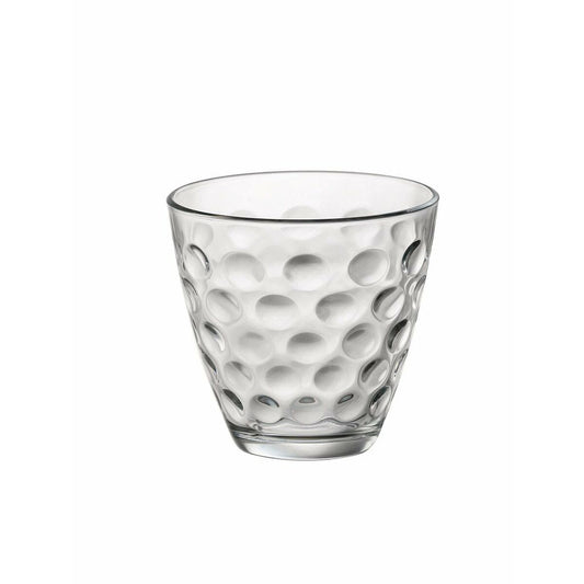 Juomalasit 250 ml, kohokuvioitu Dots-malli, lasisetti arkeen & juhlaan, keittiöön