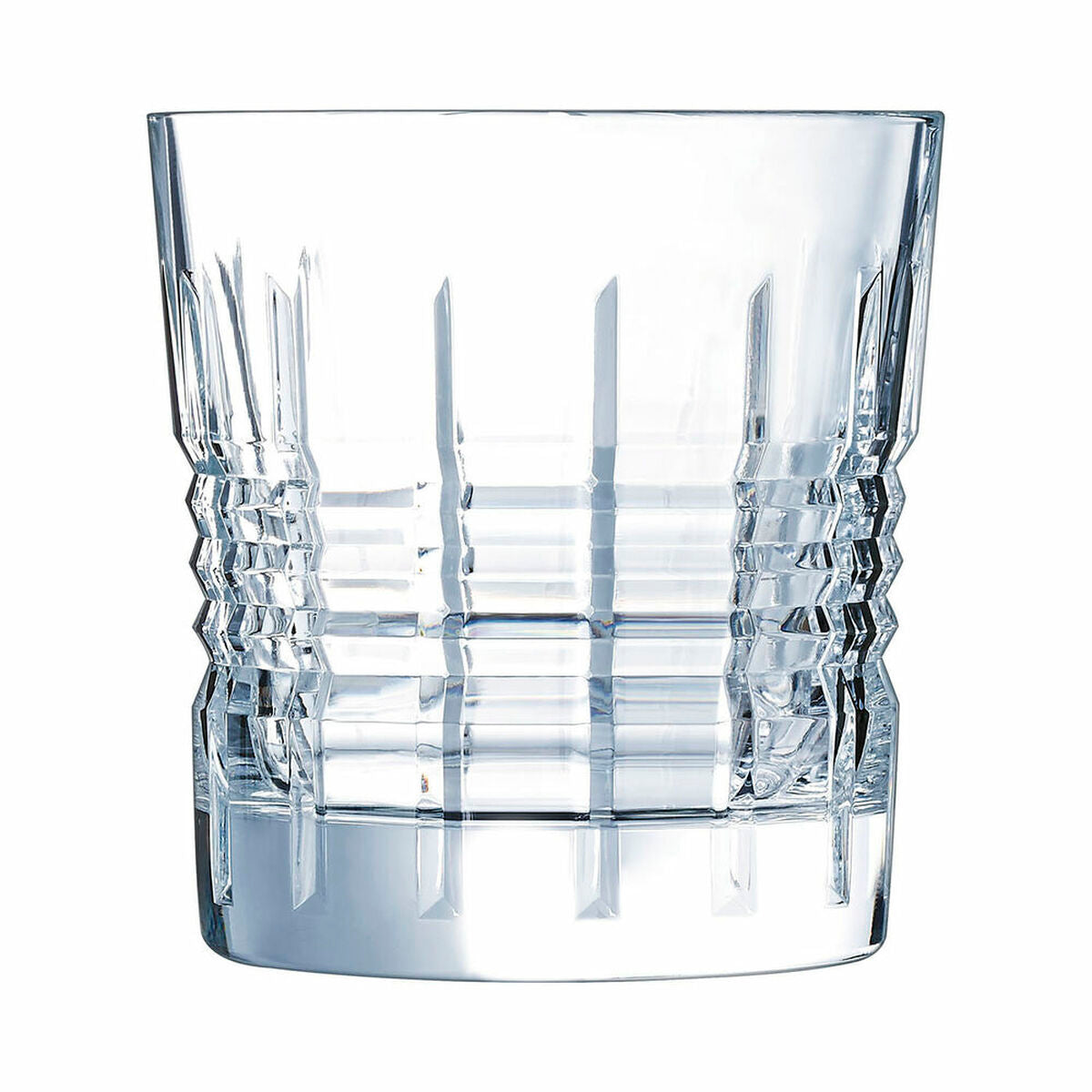 Juomalasit 320 ml 6 kpl, läpinäkyvä lasisetti - kuvioitu malli Cristal d'Arques