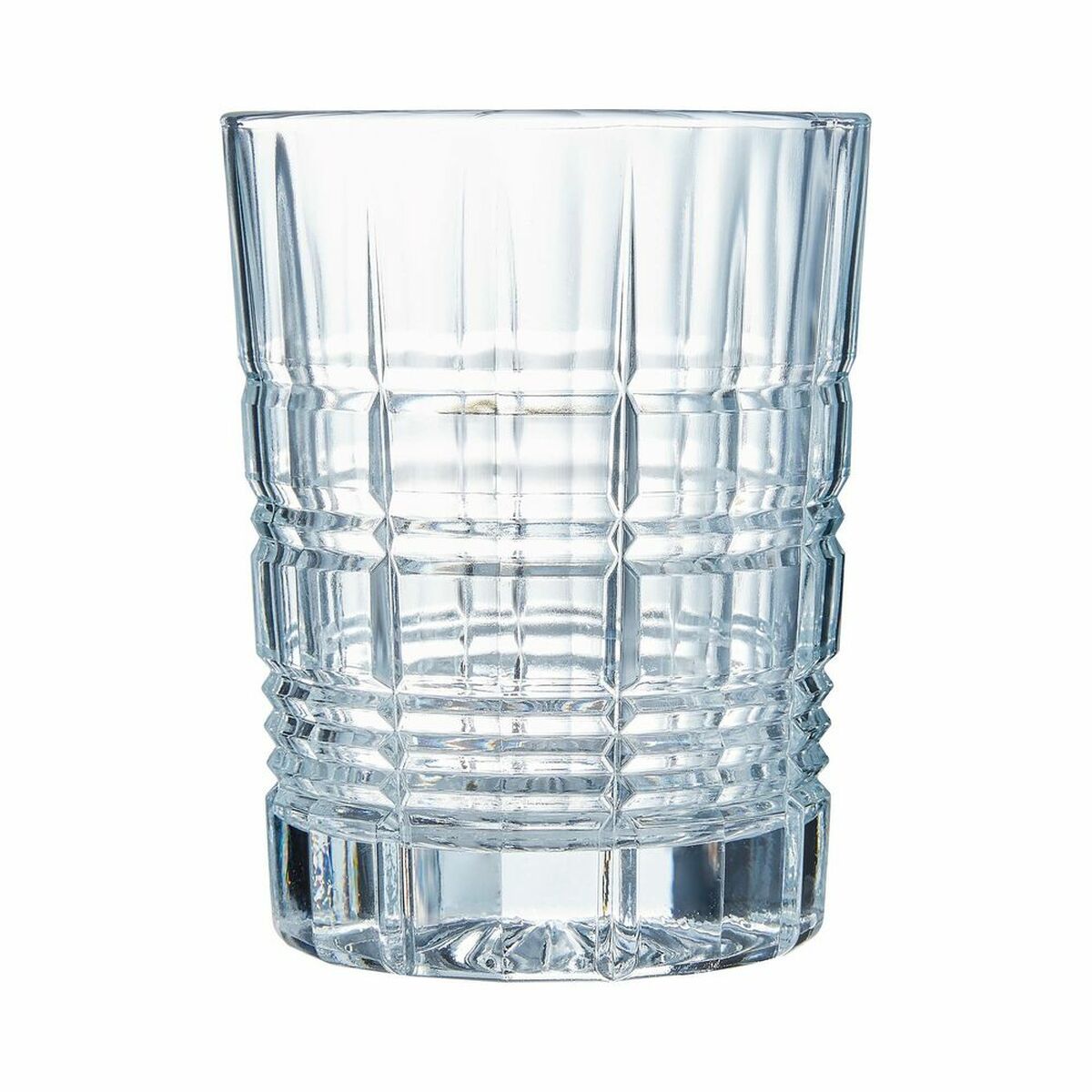 Juomalasit 350 ml, 6 kpl - läpinäkyvät lasit tiskikoneeseen, klassinen Brixton