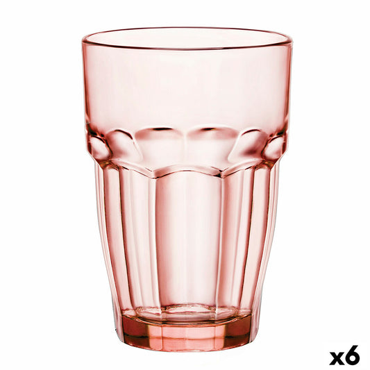 Juomalasit 370 ml oranssi, 6 kpl - Rock Bar muotoilu keittiöön & juhliin