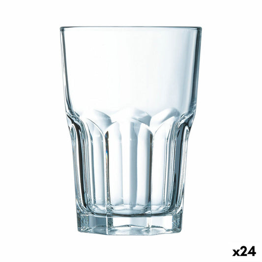 Juomalasit 400 ml 24 kpl, tiskikoneeseen sopivat läpinäkyvät lasit Luminarc