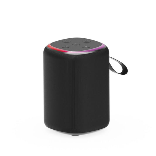 Bluetooth-kaiutin kannettava 3 W, LED-valo, musta - pieni langaton, handsfree