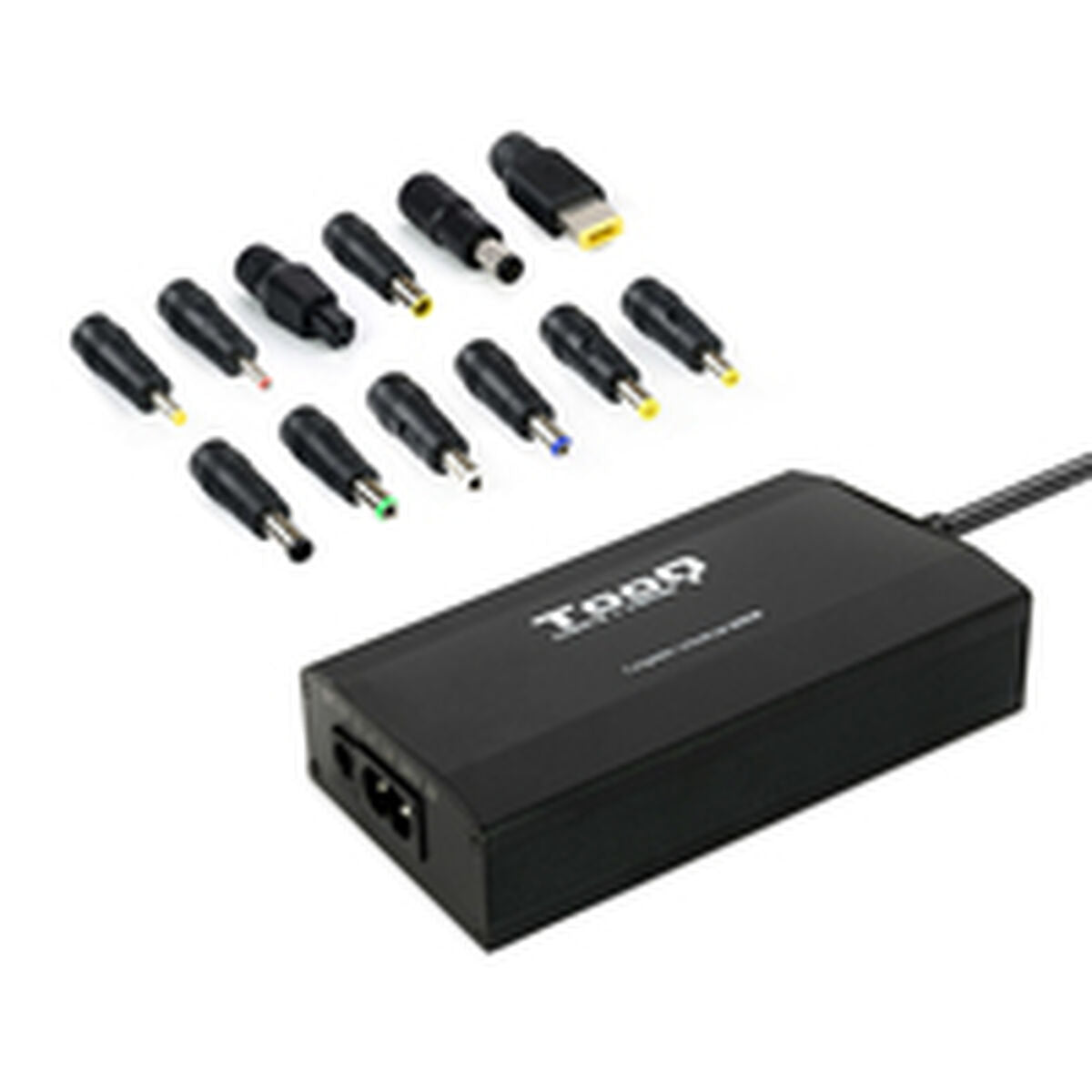Kannettavan laturi 100W universaali, 12 liitintä, EU‑pistoke, autoon & matkalle