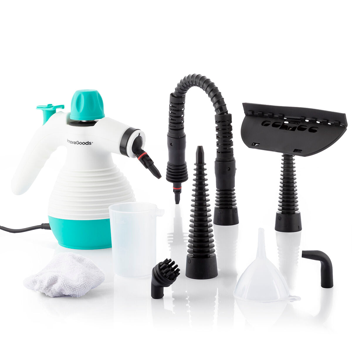 Käsihöyrypuhdistin 3 bar, 9-in-1 350 ml 1000 W, kotiin & autoon