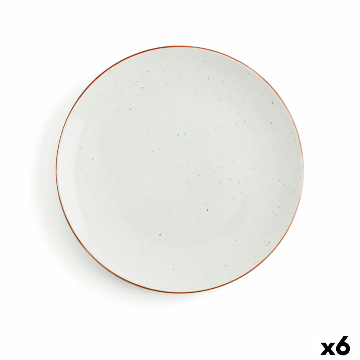 Litteä lautanen 27 cm keraaminen beige, 6 kpl - ruokailuun ja kodin kattaukseen
