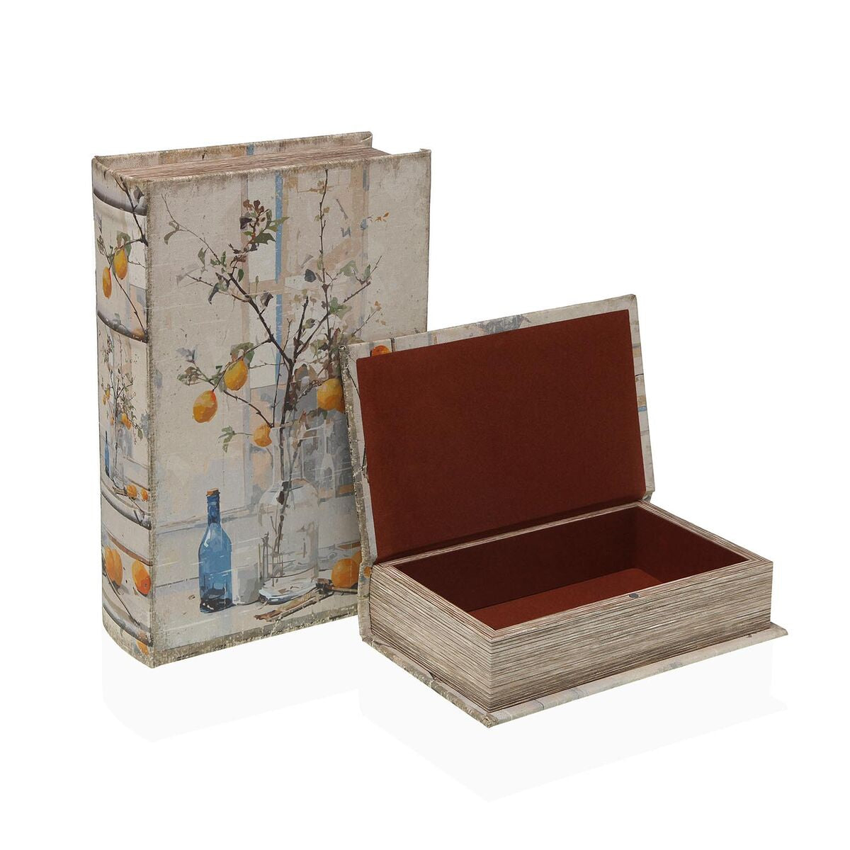 Koristerasia kangaspäällyste MDF, puu-kuvio, monivärinen, sisustukseen 7×21×30 cm