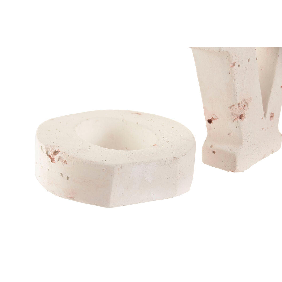Koristekirjaimet Home vaaleanpunainen, marmorikuvio, 42,5×3,5×12/11 cm, 2 osaa