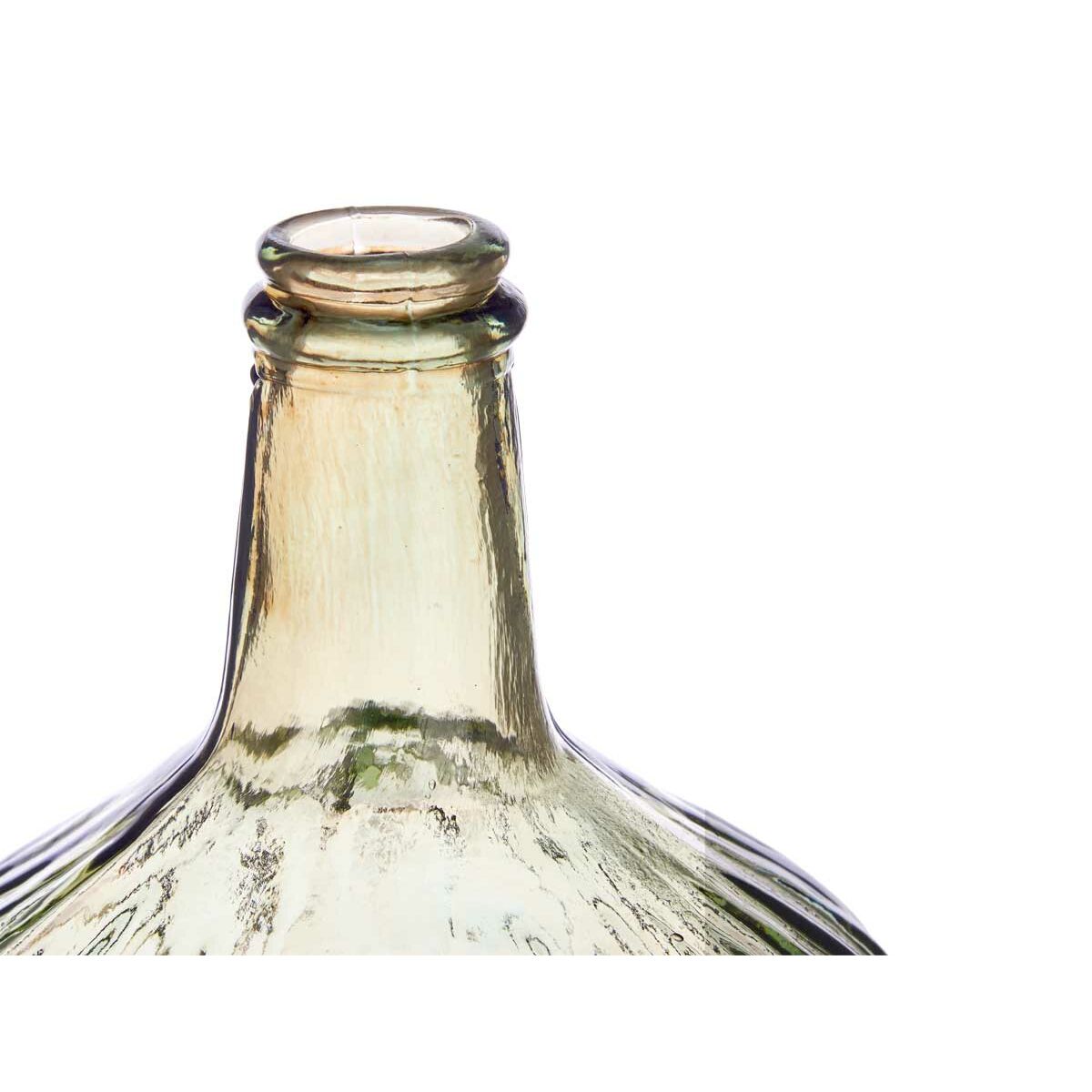 Koristepullo lasi 4 l, raidallinen champagne, 17 x 29 x 17 cm, 4 kpl, sisustus