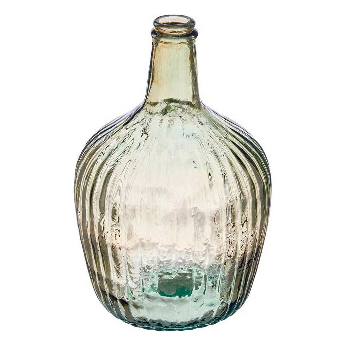 Koristepullo lasi 4 l, raidallinen champagne, 17 x 29 x 17 cm, 4 kpl, sisustus