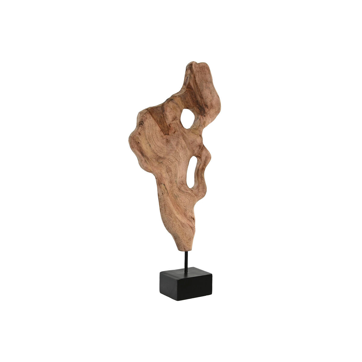 Koristeveistos mangopuu jalustalla, musta rauta, moderni 56 cm, sisustukseen