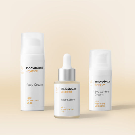 Kosteuttava kasvosetti 30+15+50 ml – seerumi, silmänympärys, kasvovoide