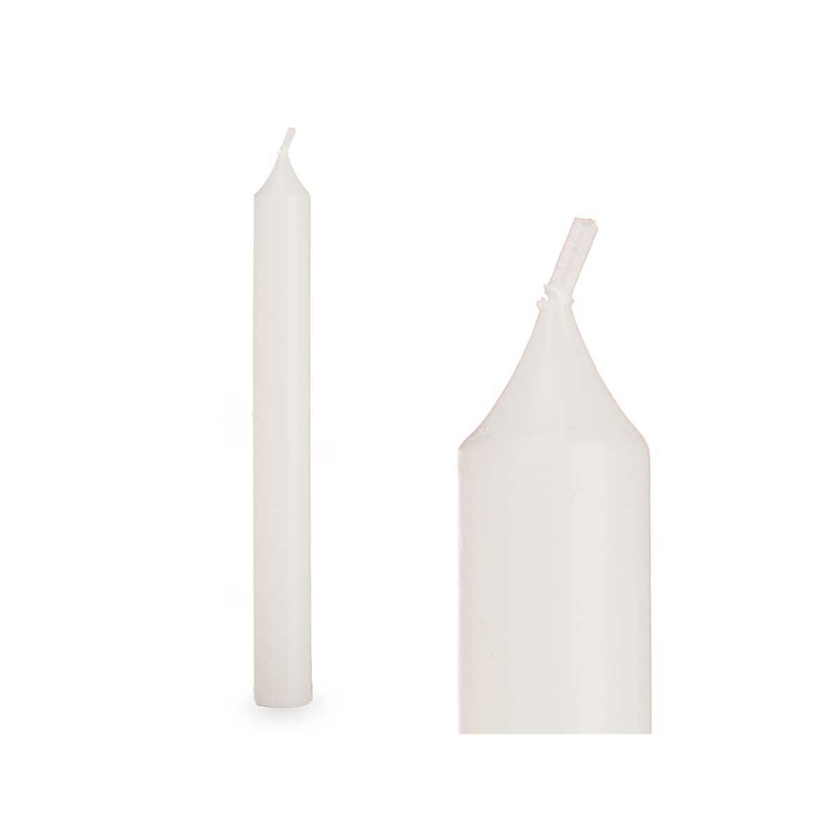 Kruunukynttilät valkoinen 15 cm 12 kpl, halkaisija 2 cm, 6 h paloaika, juhliin