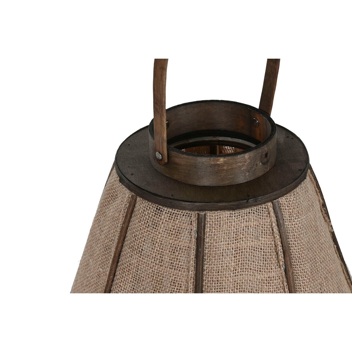 Kynttilänjalka juutti-bambu 57 cm, luonnonväri, orientaali-tyyli 41,5×41,5 cm