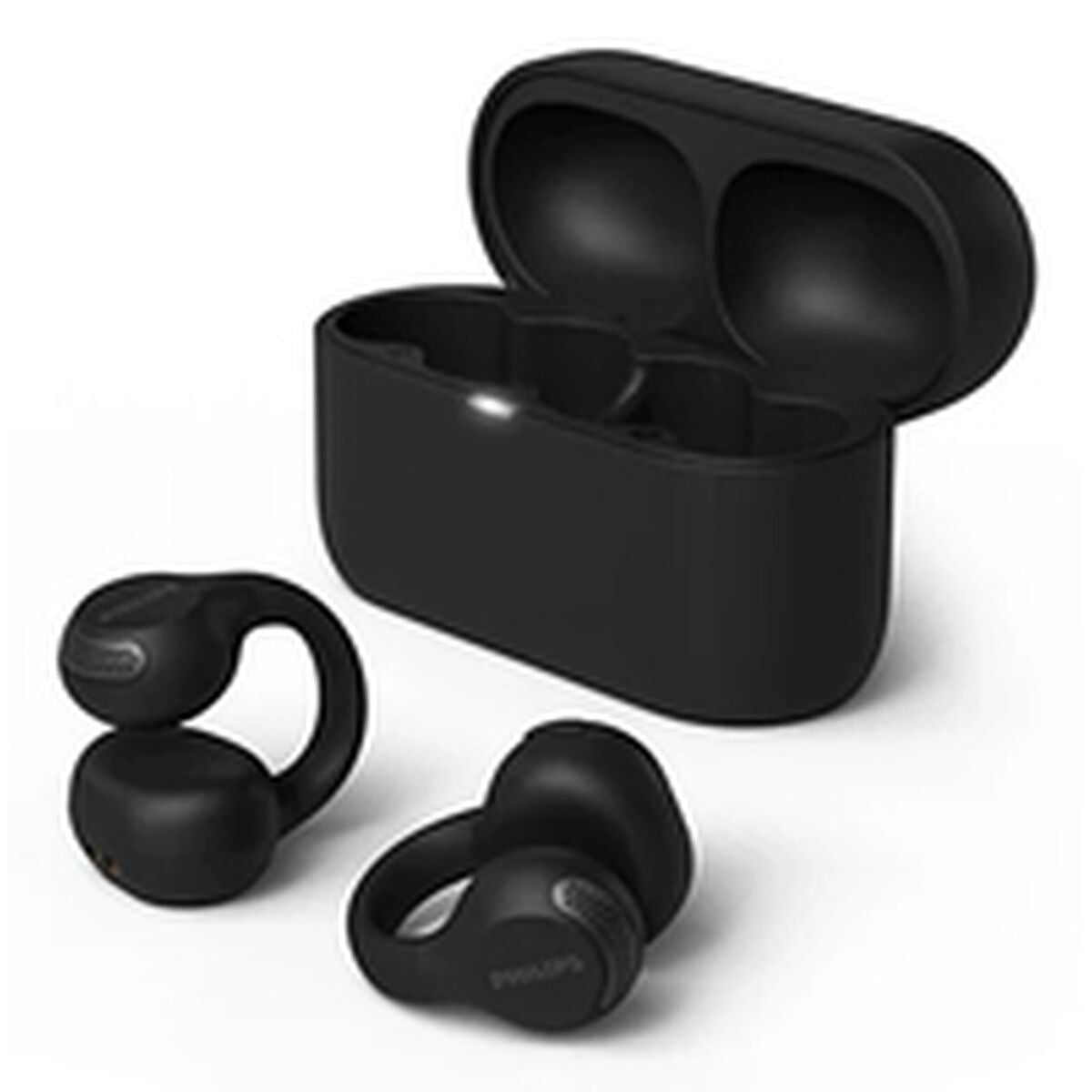 Langattomat Bluetooth-kuulokkeet TWS, mikrofonilla & USB-C, musta, IPX4, Philips