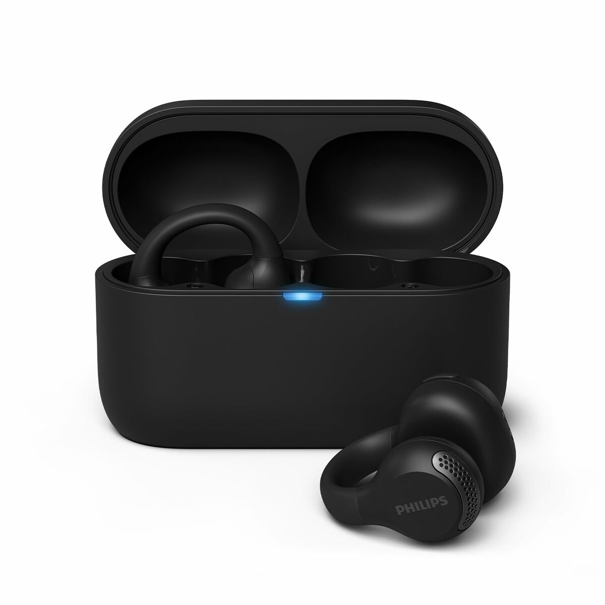 Langattomat Bluetooth-kuulokkeet TWS, mikrofonilla & USB-C, musta, IPX4, Philips