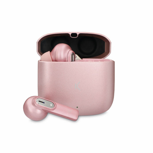 Bluetooth-kuulokkeet langattomat, Bluetooth 5.2, 20 h toisto, vaaleanpunaiset