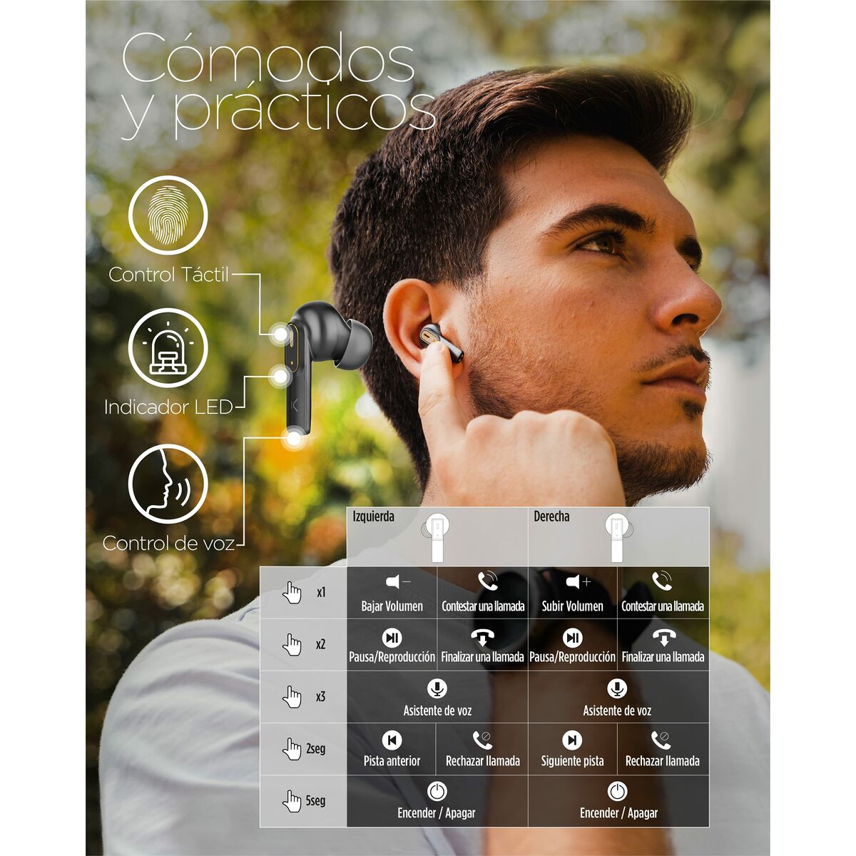 Bluetooth-kuulokkeet langattomat, Bluetooth 5.2, 20 h toisto, vaaleanpunaiset