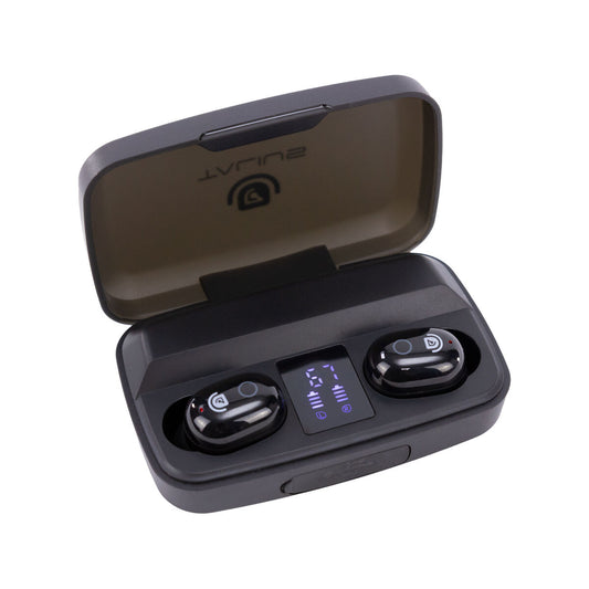 Langattomat in-ear Bluetooth-kuulokkeet kosketus, latauskotelo LED, musta