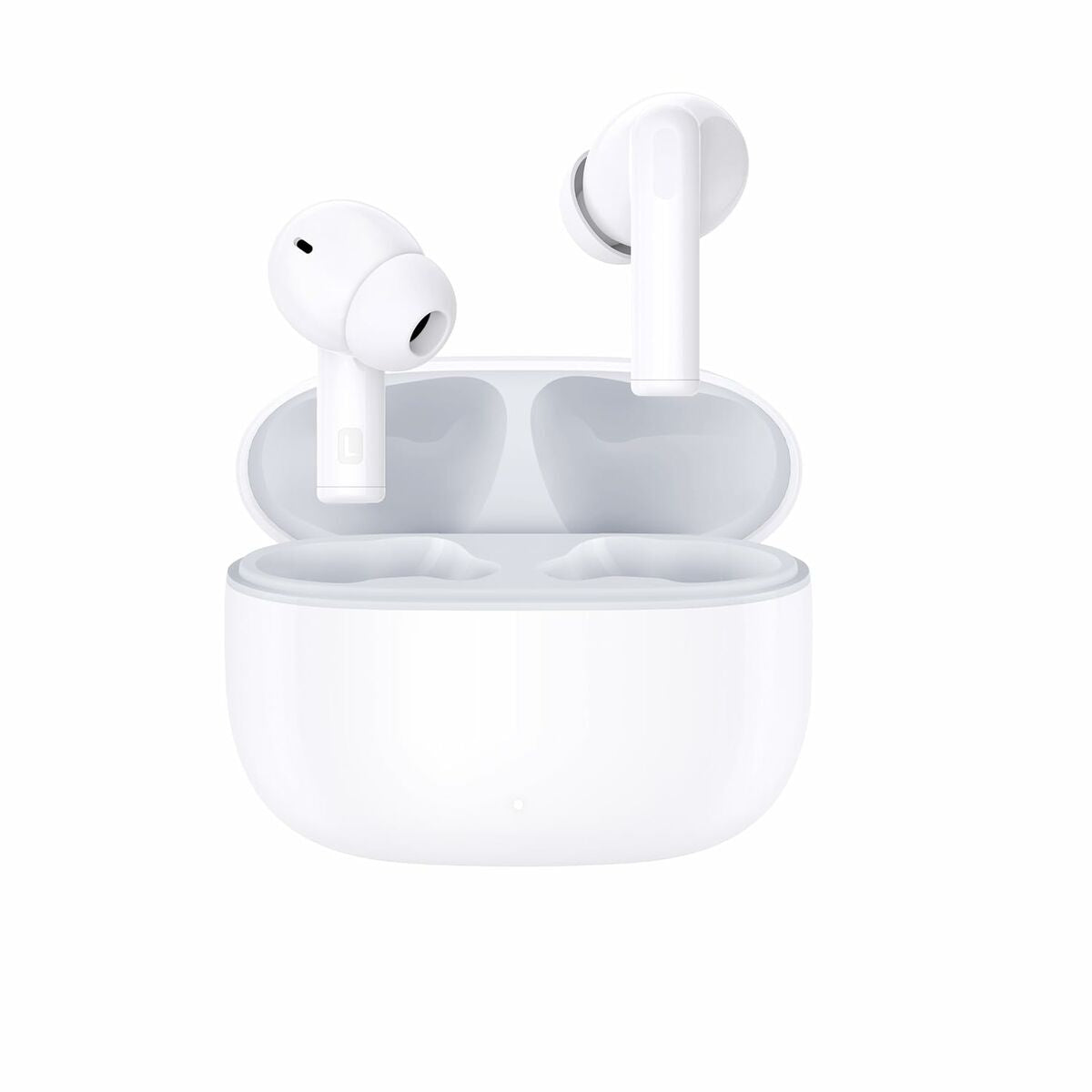 Langattomat nappikuulokkeet, Bluetooth 5.3, mikrofonilla, IP54, valkoinen