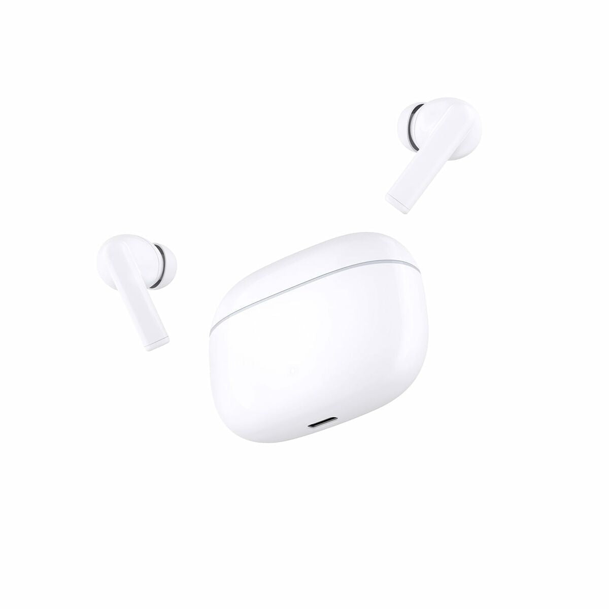Langattomat nappikuulokkeet, Bluetooth 5.3, mikrofonilla, IP54, valkoinen