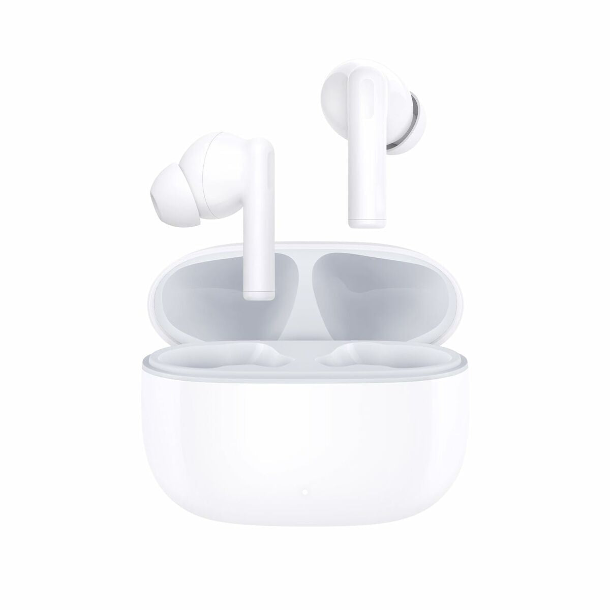 Langattomat nappikuulokkeet, Bluetooth 5.3, mikrofonilla, IP54, valkoinen