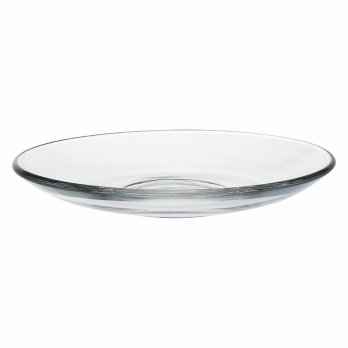 Lasilautaset 13,4 cm pinottavat, 6 kpl kirkas lasi, jälkiruokaan (12 yks.)