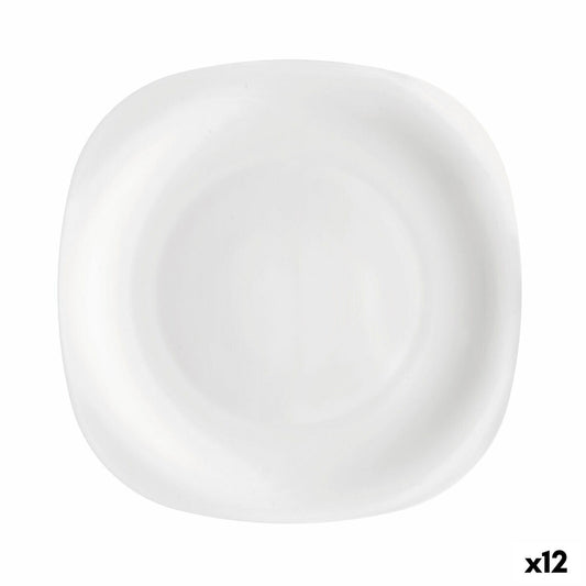 Aluslautanen lasi Ø31 cm, 12 kpl setti, läpinäkyvä pyöreä muoto kattaukseen