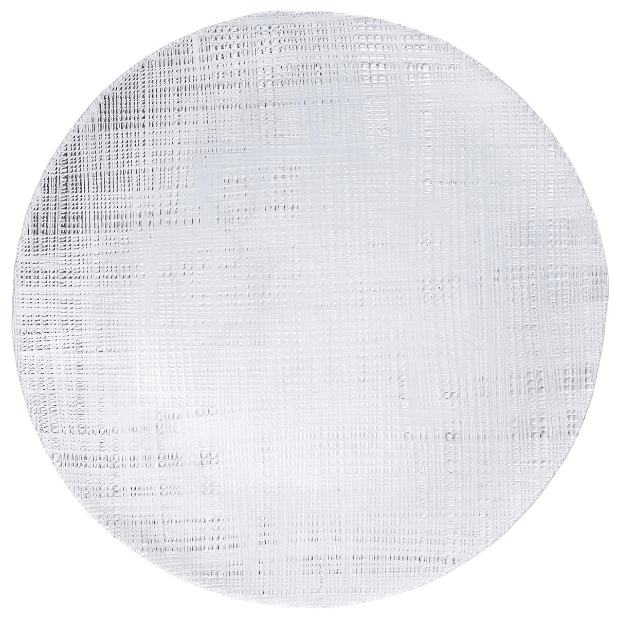 Aluslautanen lasia läpinäkyvä Ø 33 cm, kohokuvioitu, 6 kpl, tarjoiluun & juhliin