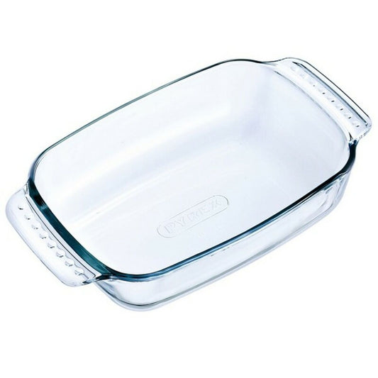 Lasinen uunivuoka 22 x 13 x 5 cm, suorakaide uuniin ja pakastimeen - Pyrex