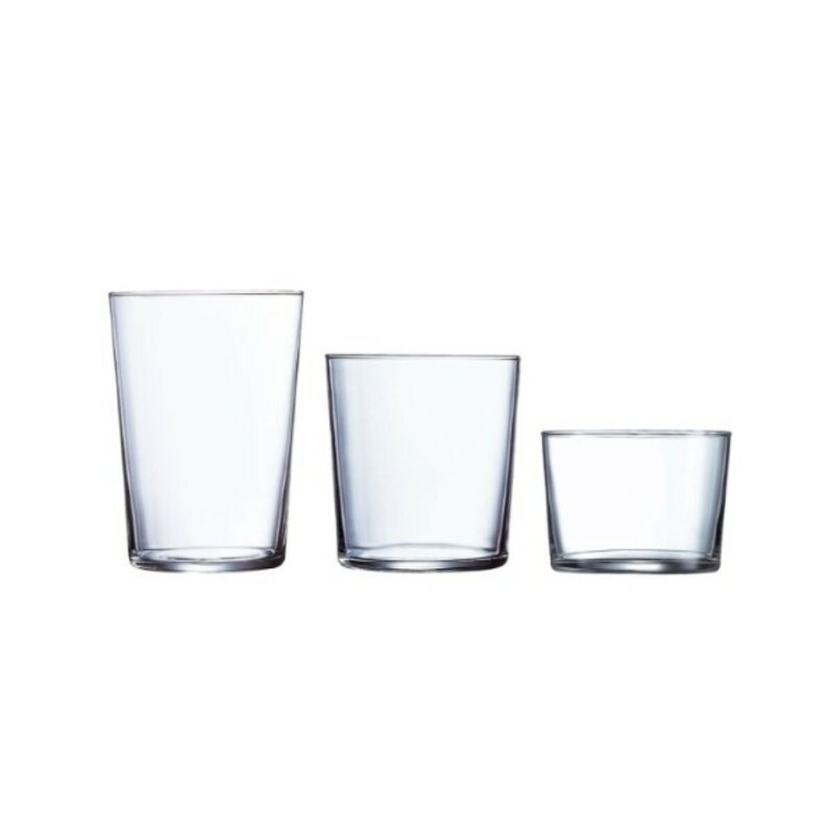 Lasisetti 18-osaa, 53/36/23 cl juomalasit läpinäkyvä, tiskikoneeseen - Luminarc