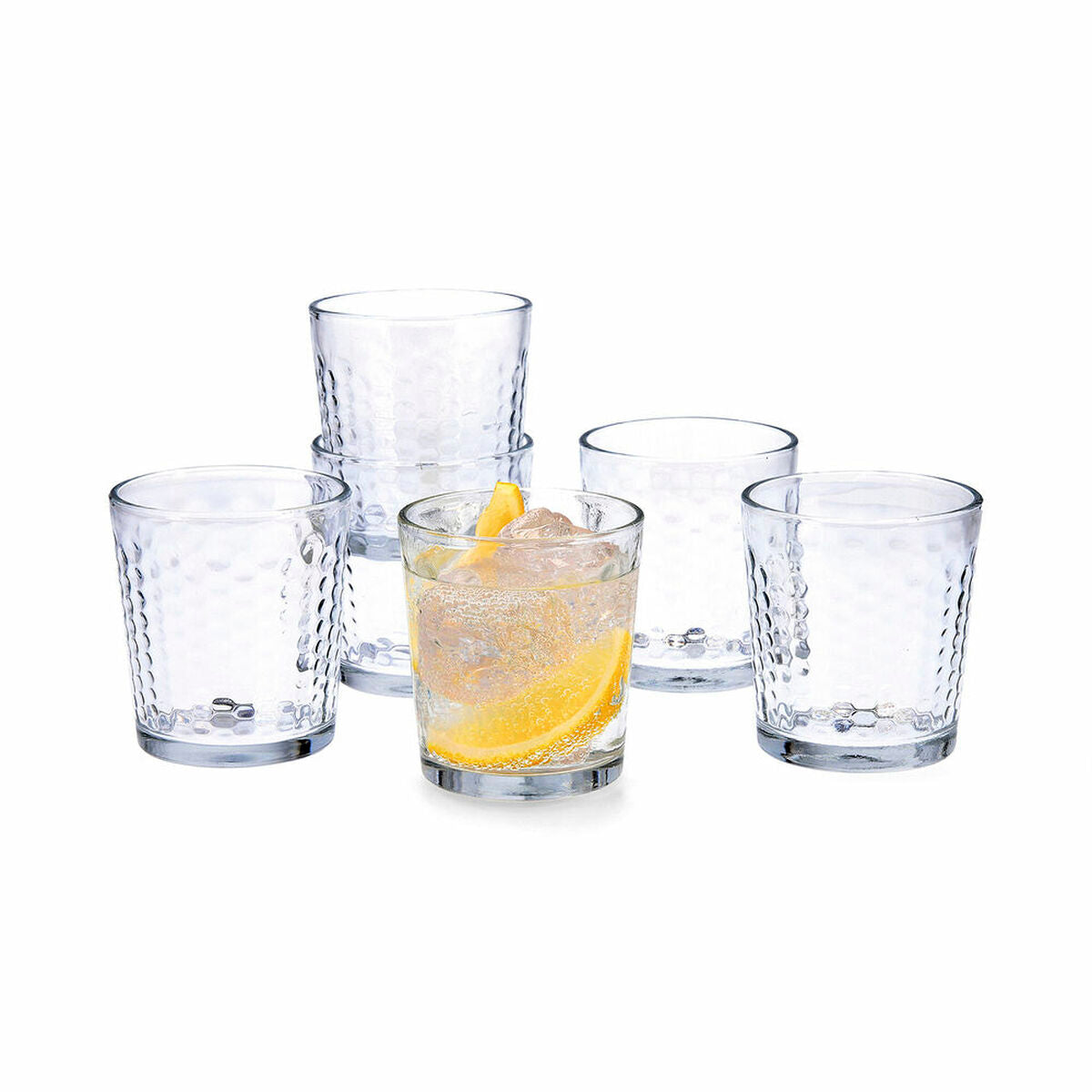 Lasisetti 260 ml 6 kpl, konepestävä läpinäkyvä juomalasi keittiöön