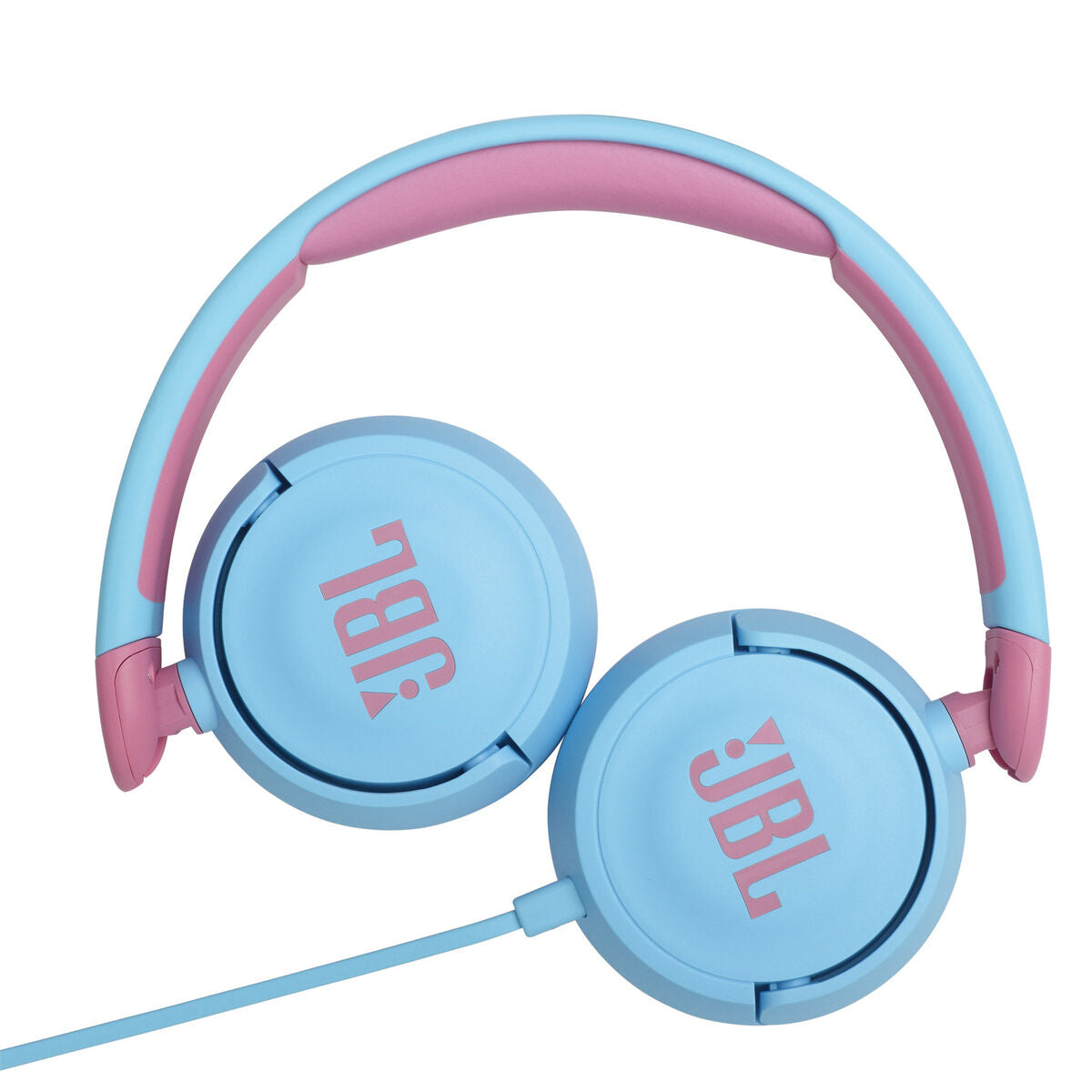Lasten kuulokkeet 3,5 mm & Bluetooth, mikrofoni, taittuva, sininen - JBL