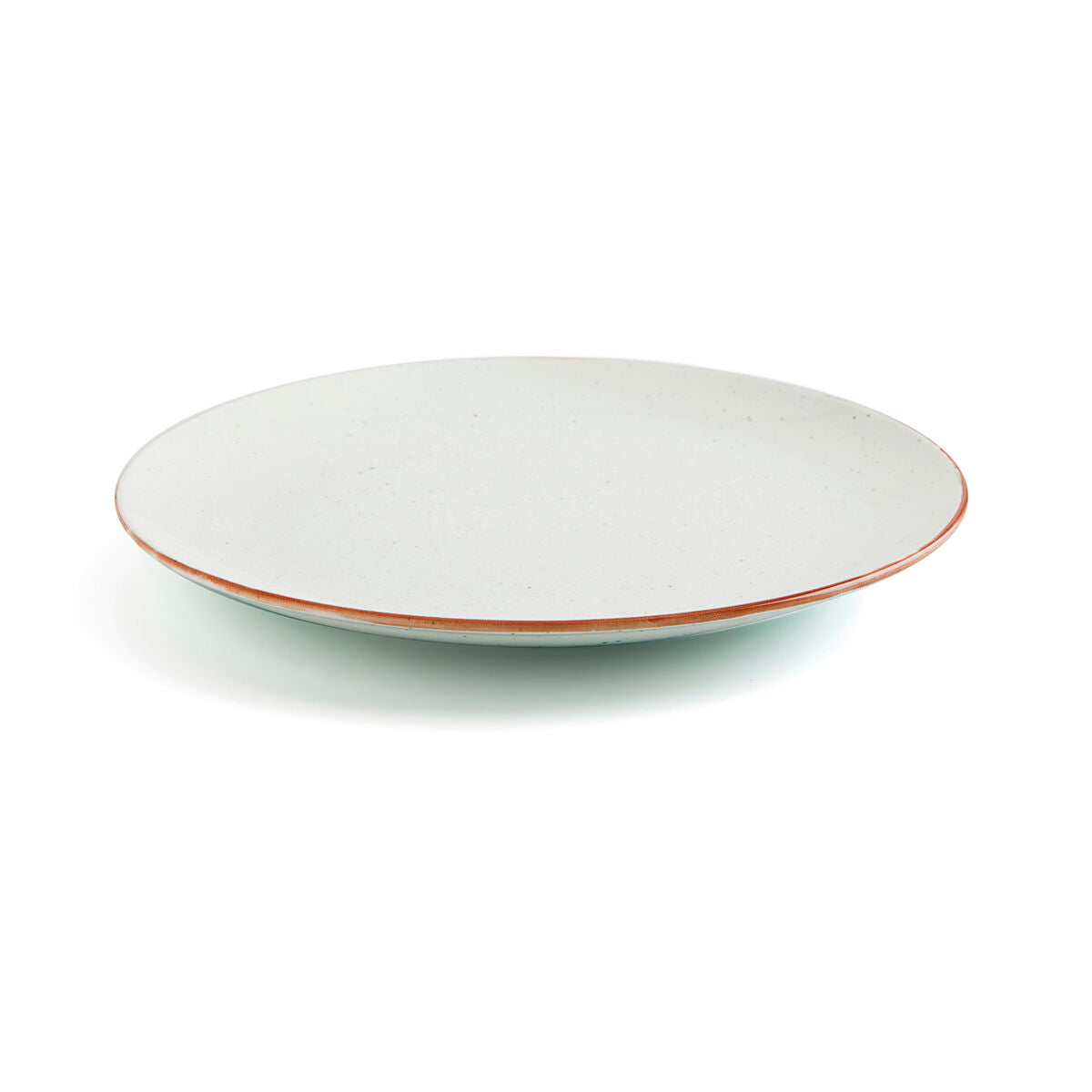 Litteä lautanen Ø 29 cm, beige keramiikka, 6 kpl - astianpesukoneeseen