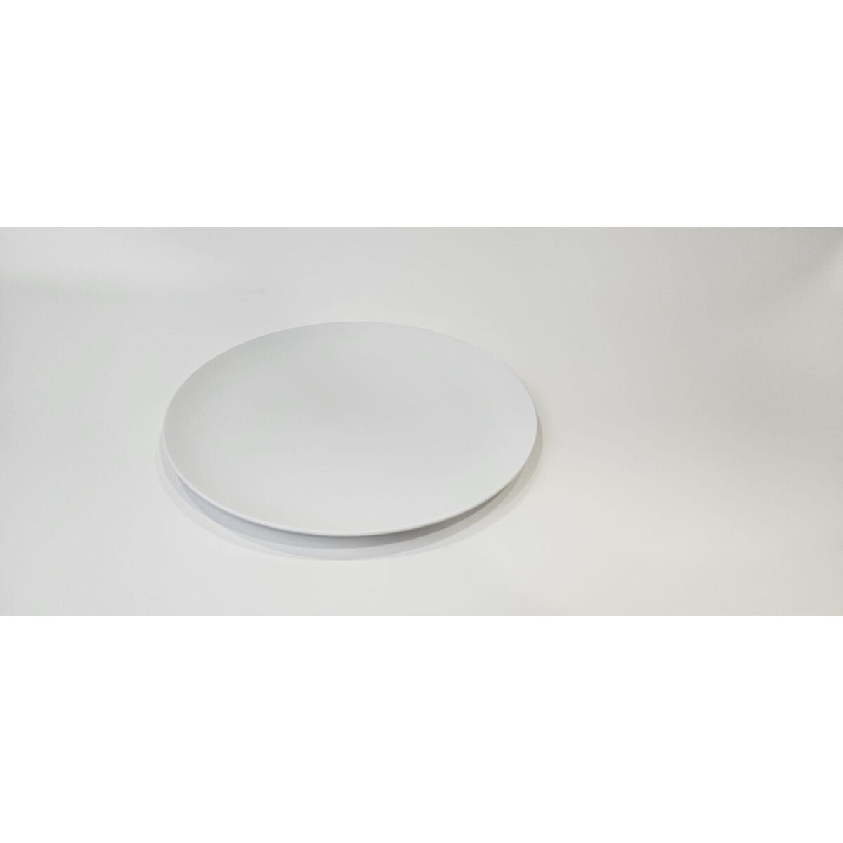 Lautaset 25,5 cm melamiini mattavalkoinen, 24 osaa - tarjoiluun & ruokailuun