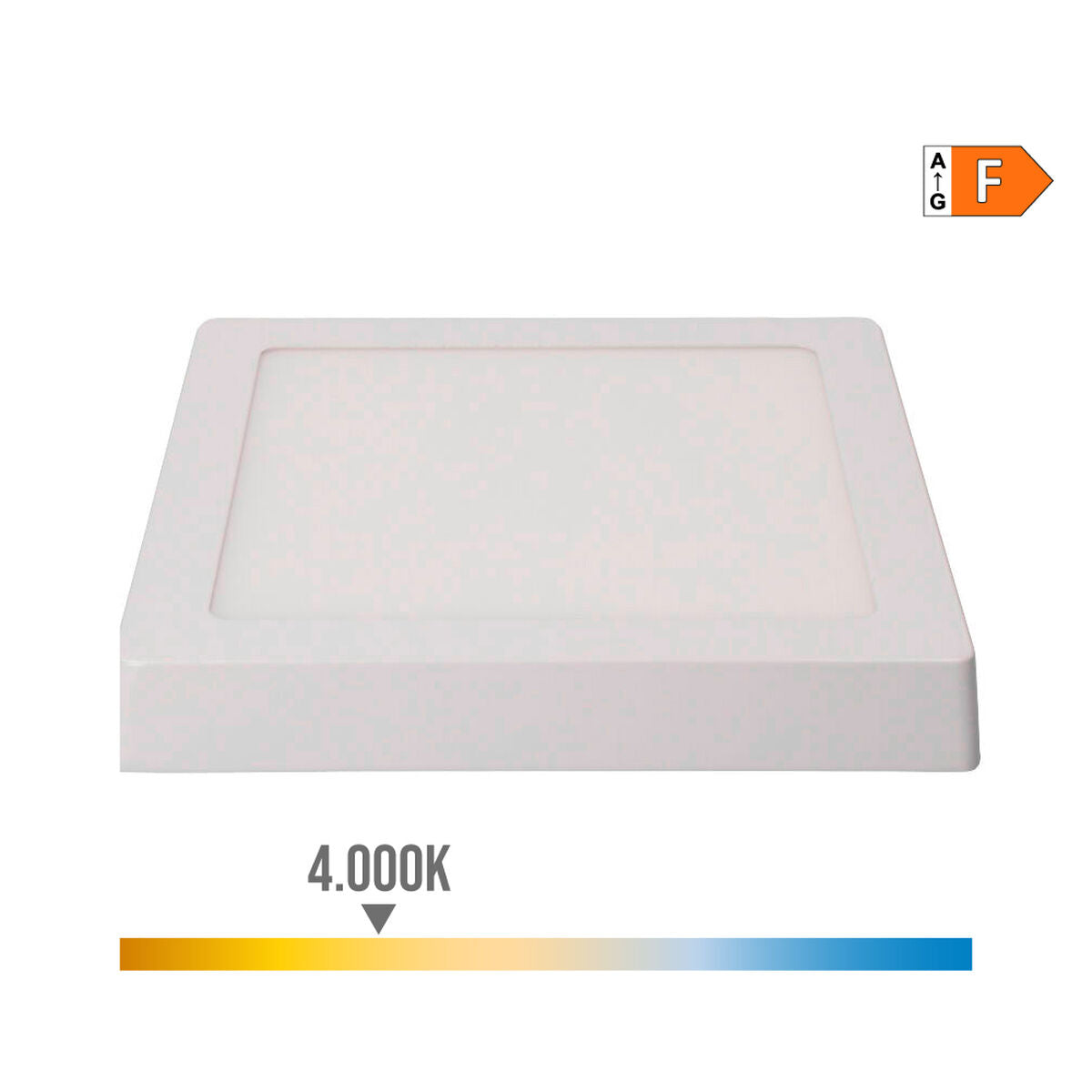 LED kattovalaisin 20 W 4000 K pinta-asennettava 22,5 x 22,5 x 4 cm valkoinen