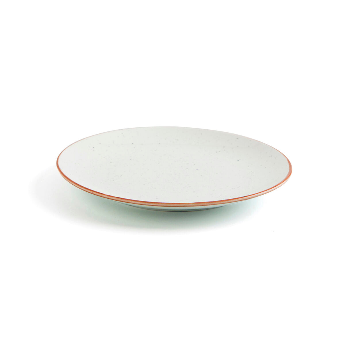 Litteä lautanen Ø 18 cm, keramiikka beige, 12 kpl - ruokailu & tarjoilu