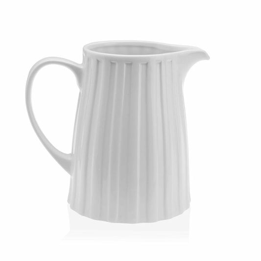 Maitokannu 590 ml, posliini, keramiikka tai muovi, valkoinen, 10,3×12,7×10,3 cm